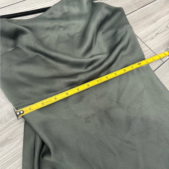 BHLDN Dylan One-Shoulder Satin Side-Slit Gown - Picture 6 of 11